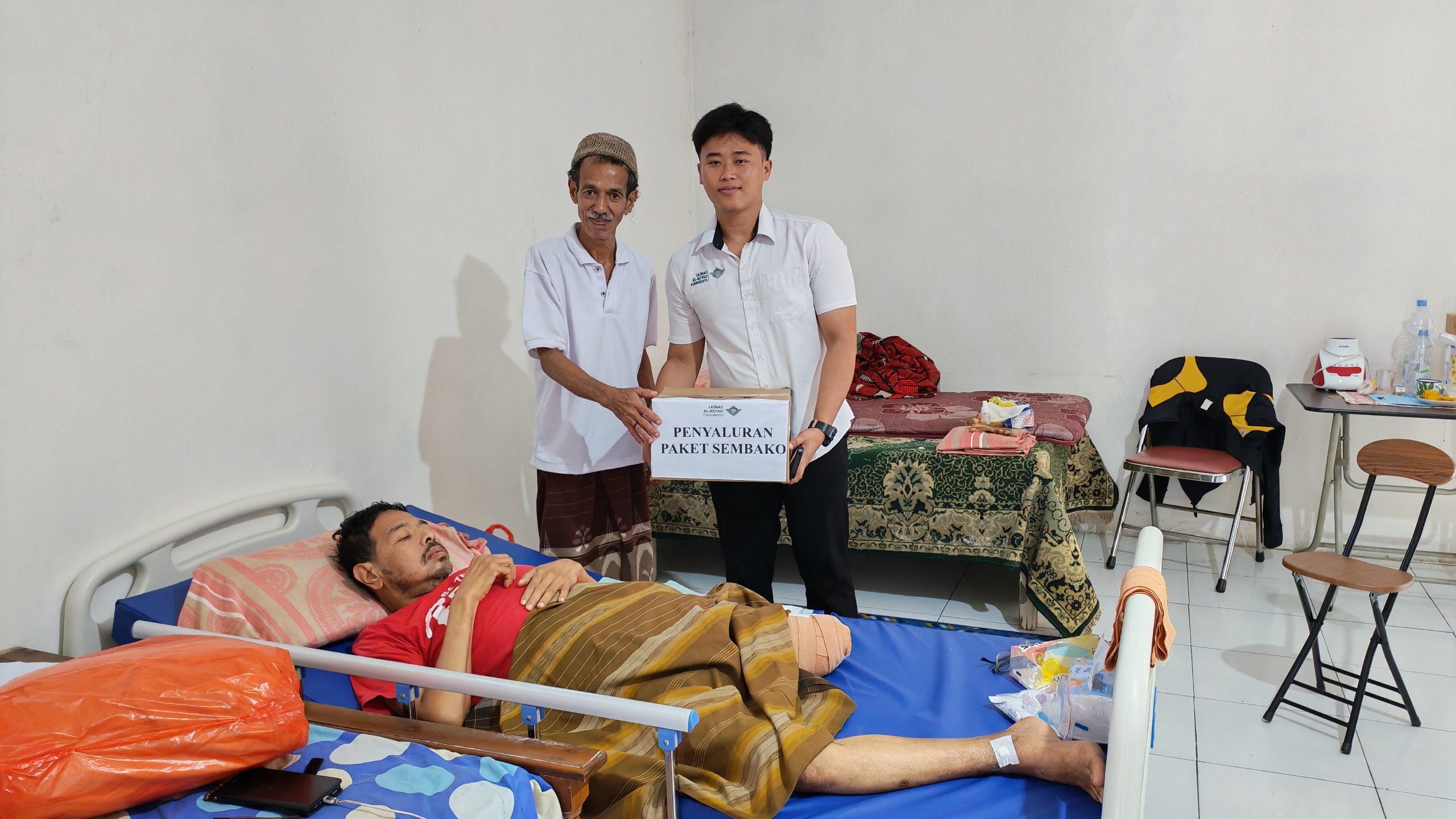 LAZNAS Al Irsyad Purwokerto Bantu Amirudin Pulih dan Bangkit 