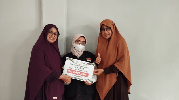 Rumah Qur’an Al Faruq Salurkan Donasi untuk Korban Bencana di Sumatra melalui LAZNAS Al Irsyad Purwokerto
