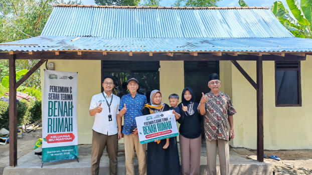 Peresmian Benah Rumah Ibu Maryam di Banteran, Hadirkan Hunian Layak dan Harapan Baru