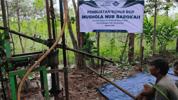 Sumur Bor Sedekah Air: Harapan Baru Warga Kaliori dari LAZNAS Al Irsyad Purwokerto