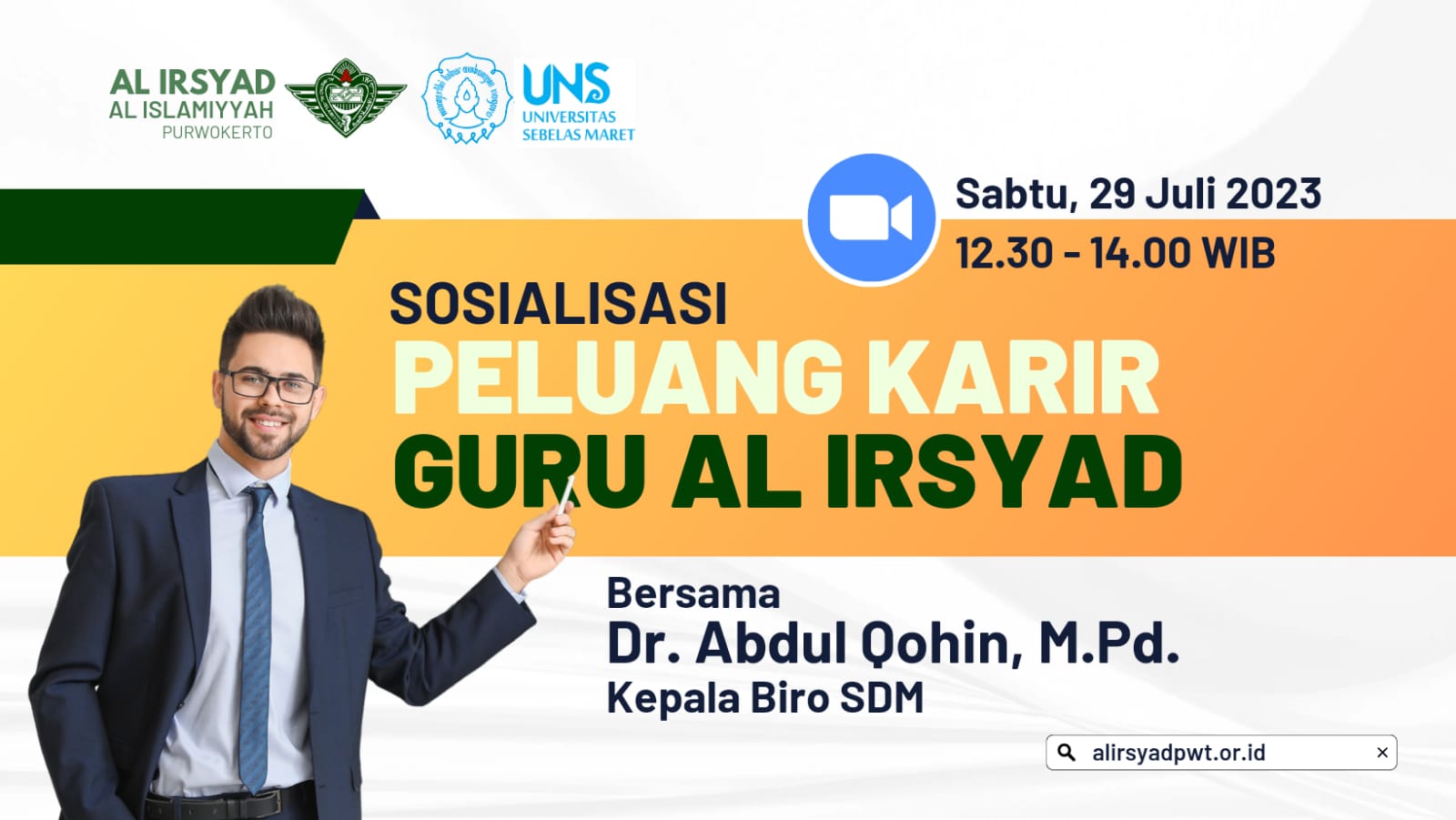 Bersama PGSD Kebumen UNS, Al Irsyad Presentasikan Peluang Karir Alumni UNS