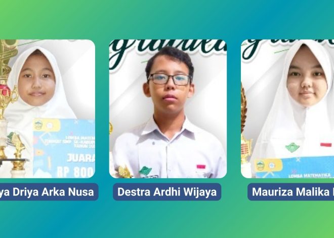 3 Siswa SMP Al Irsyad Borong 3 Posisi Juara Lomba Matematika MGMP Banyumas