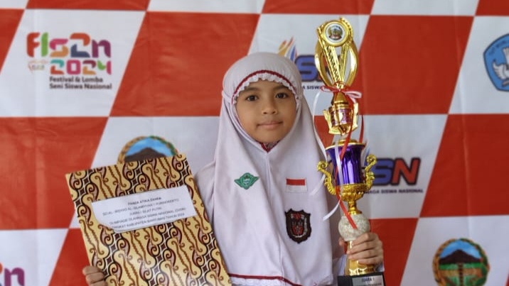 Sabet Juara 1 O2SN Cabang Silat Tingkat Kabupaten, Fanza Siap Wakili Banyumas Tingkat Provinsi